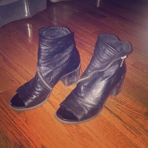 Summit Fantasia Summer Bootie in Black Leather